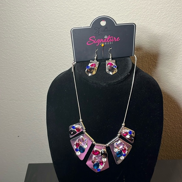 Paparazzi Zi Collection Necklace and Earring set. Brand new/never worn. - Picture 1 of 3